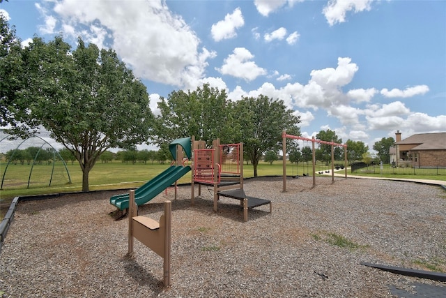 view of communal playground