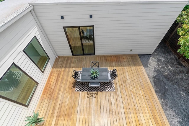 2003 Karen Ave Unit A, Austin, TX 78757 - view of wooden terrace