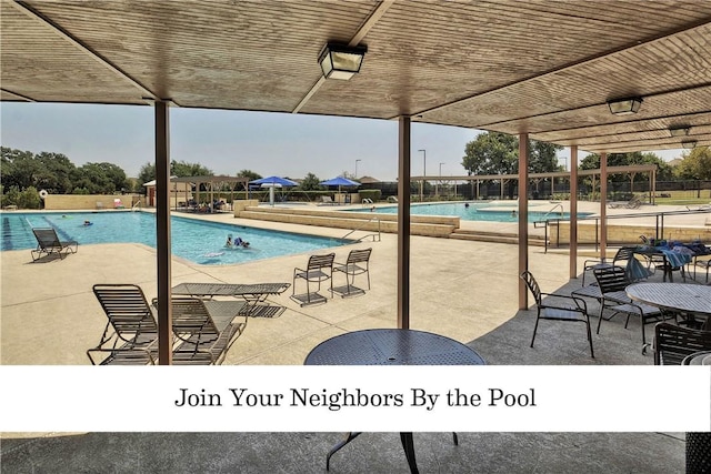 2415 Arbor Dr, Round Rock, TX 78681 - community pool with a patio