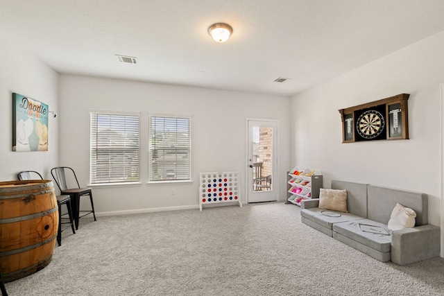 4418 Royal Oak Blvd, San Marcos, TX 78666 - sitting room featuring carpet and baseboards