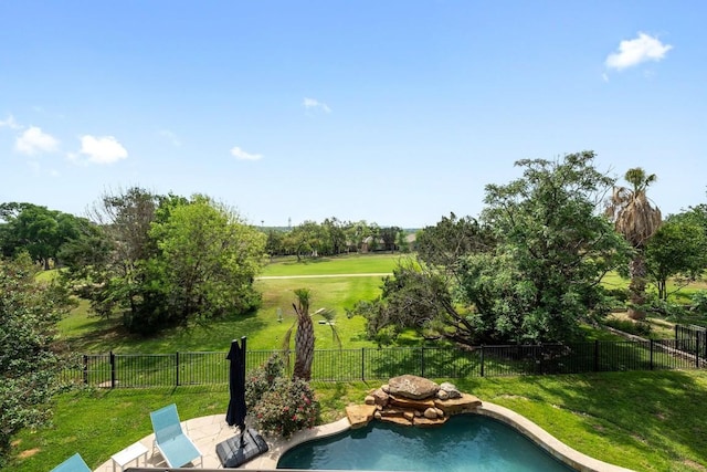 view of pool