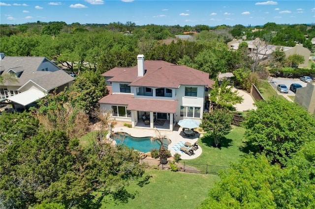 206 Lido St, Austin, TX 78734 - view of subject property featuring a pool area
