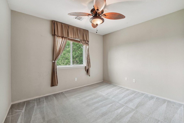 14104 Ballycastle Trl, Austin, TX 78717 - spare room with a ceiling fan and carpet floors