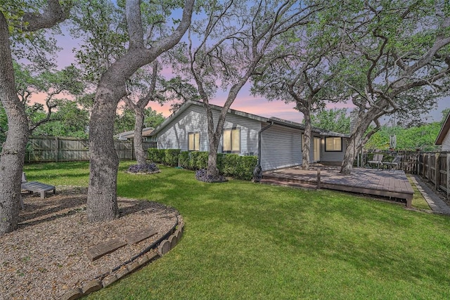 7815 Croftwood Dr, Austin, TX 78749 - view of home's exterior with a wooden deck
