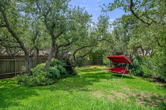 view of yard