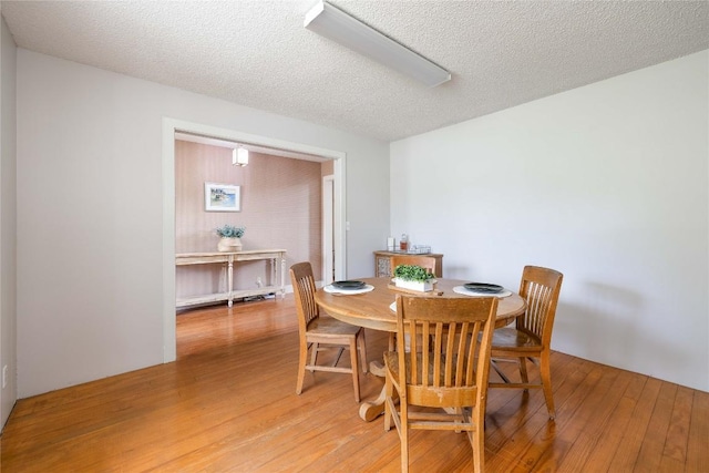 28920 Country Dr, New Braunfels, TX 78132 - dining space with light wood-style flooring and a textured ceiling