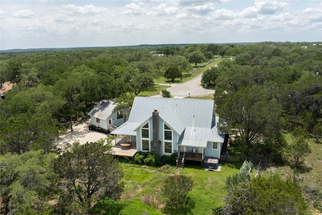 28920 Country Dr, New Braunfels, TX 78132 - view of subject property featuring a heavily wooded area