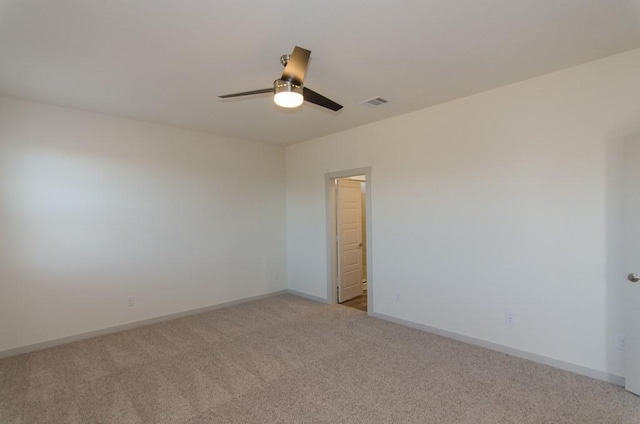217 Deserti Rd, Leander, TX 78641 - carpeted spare room featuring a ceiling fan and baseboards