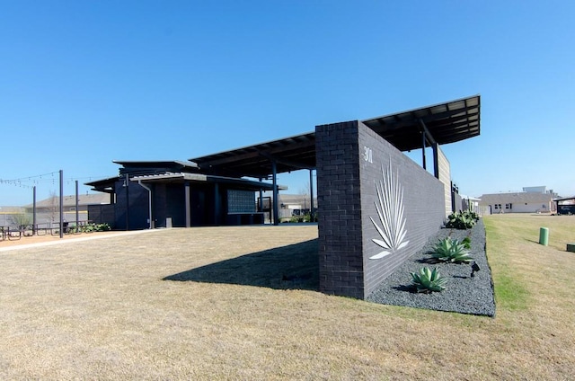 217 Deserti Rd, Leander, TX 78641 - view of side of property featuring a yard