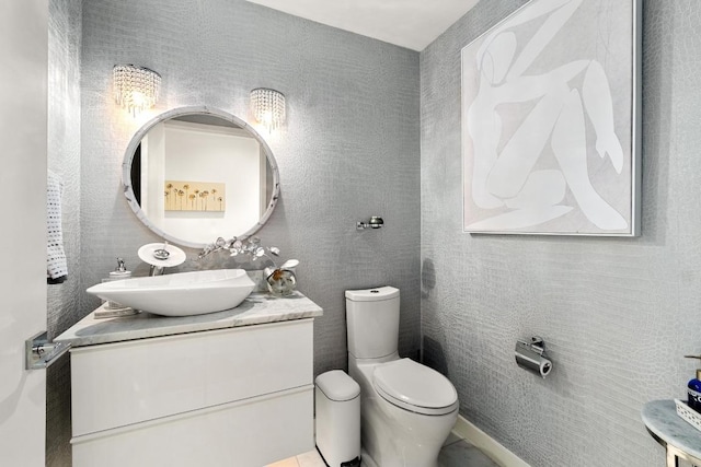 5728 Misty Hill Cv, Austin, TX 78759 - half bath featuring toilet and vanity