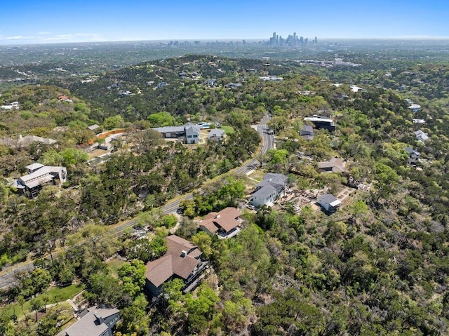909 Redbud Trl, West Lake Hills, TX 78746 - aerial view of property and surrounding area