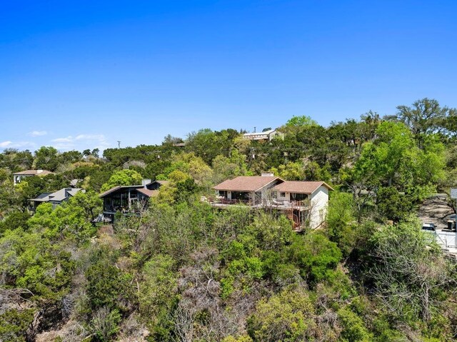 909 Redbud Trl, West Lake Hills, TX 78746 - aerial view of property and surrounding area