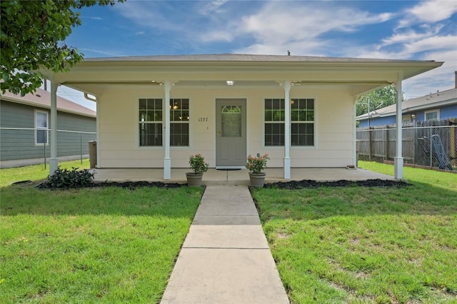 1727 Leander St, Georgetown, TX 78626 - view of front of house featuring a porch