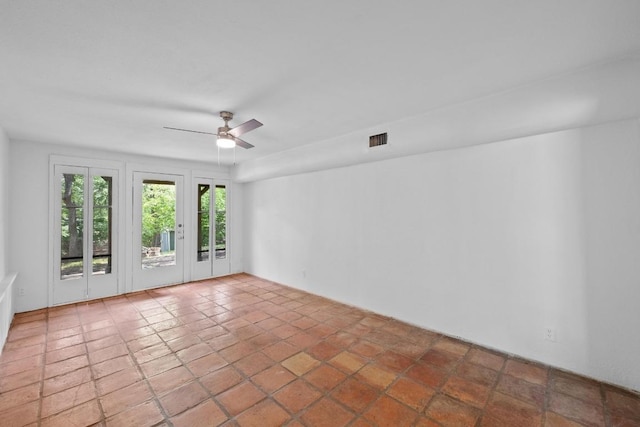 713 Patterson Ave, Austin, TX 78703 - unfurnished room with a ceiling fan