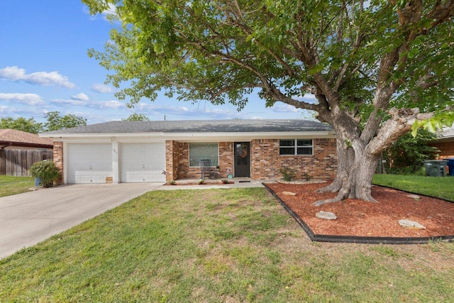 1611 Velma Ave, Copperas Cove, TX 76522 - ranch-style house featuring a garage, concrete driveway, and brick siding