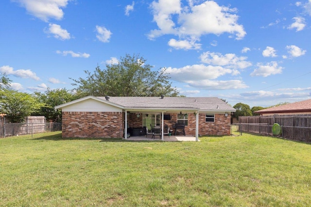 1611 Velma Ave, Copperas Cove, TX 76522 - rear view of property featuring a patio and brick siding