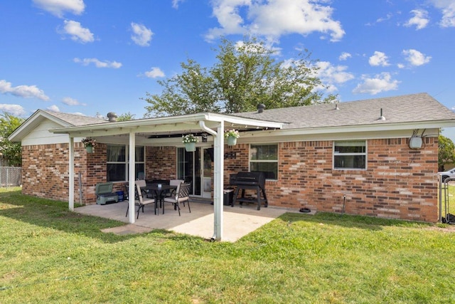 1611 Velma Ave, Copperas Cove, TX 76522 - back of property with brick siding and a patio
