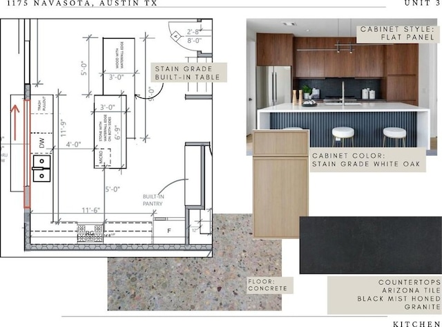1175 Navasota St Unit 1, Austin, TX 78702 - room layout