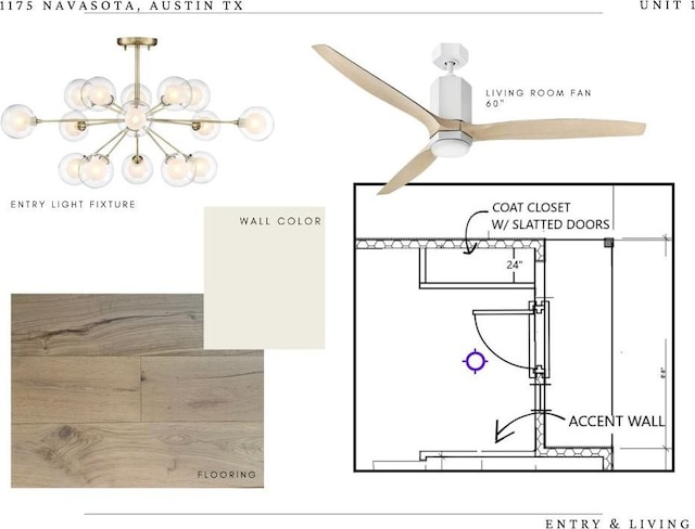 1175 Navasota St Unit 1, Austin, TX 78702 - home floor plan