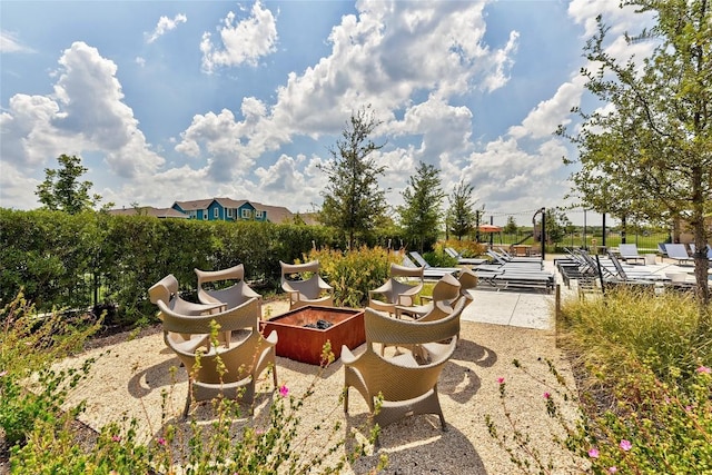 8716 Mina Dr, Austin, TX 78747 - view of patio