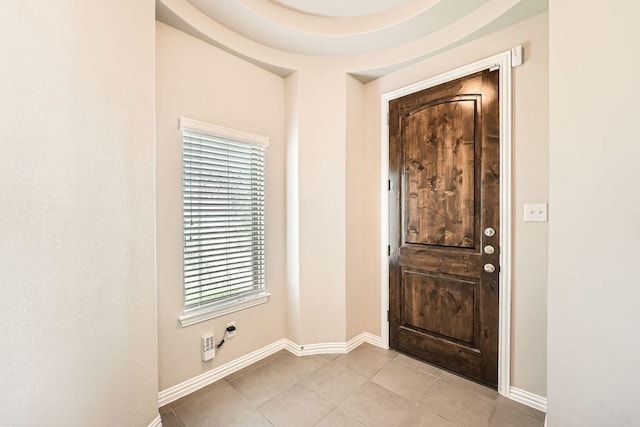 20020 Rhiannon Ln, Pflugerville, TX 78660 - entrance foyer featuring baseboards and light tile patterned flooring