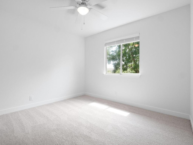 109 Orange Tree Ln, Georgetown, TX 78626 - carpeted empty room featuring baseboards and a ceiling fan