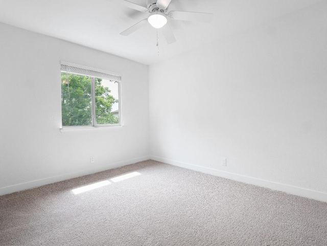 109 Orange Tree Ln, Georgetown, TX 78626 - carpeted spare room with baseboards and a ceiling fan