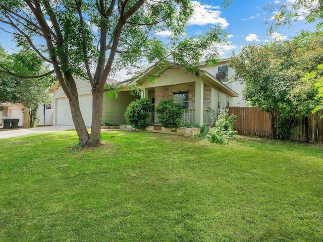 109 Orange Tree Ln, Georgetown, TX 78626 - view of front of property featuring concrete driveway and a garage