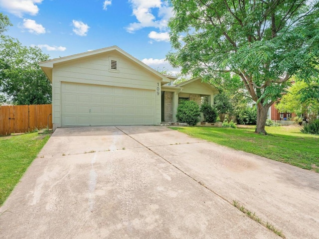 109 Orange Tree Ln, Georgetown, TX 78626 - view of front facade with driveway and a garage