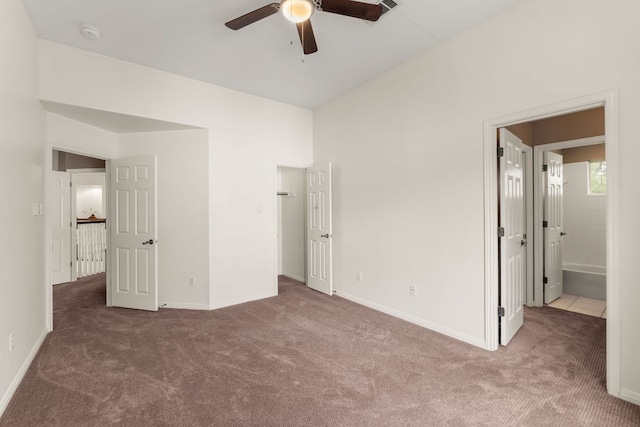 9604 Big View Dr, Austin, TX 78730 - unfurnished bedroom featuring carpet and ceiling fan