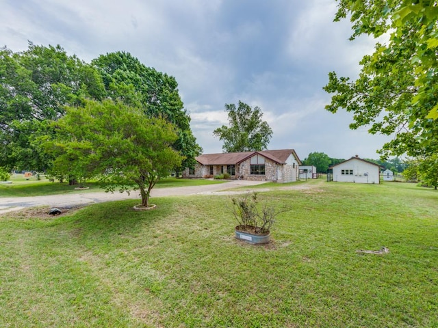 16721 Decker Creek Dr, Manor, TX 78653 - view of front of property featuring a front lawn