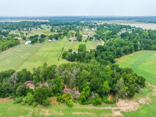 16721 Decker Creek Dr, Manor, TX 78653 - aerial view of sparsely populated area with a tree filled landscape