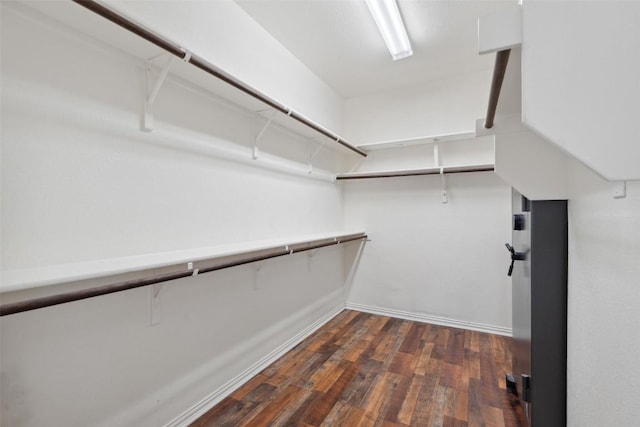 21816 Agarito Ln, Spicewood, TX 78669 - spacious closet featuring dark wood finished floors