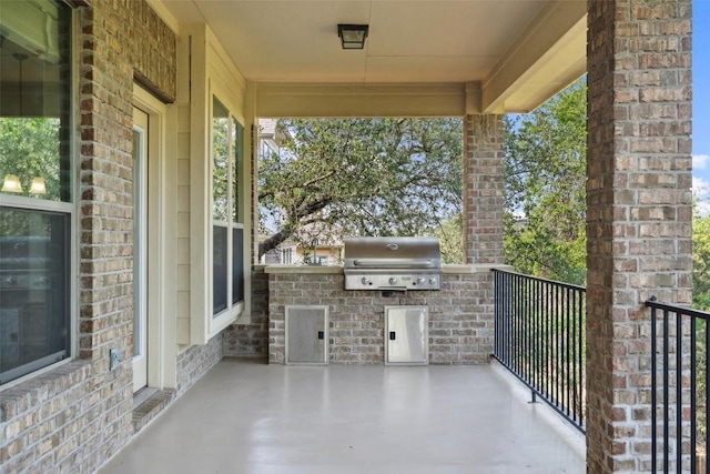 21816 Agarito Ln, Spicewood, TX 78669 - view of patio featuring grilling area and area for grilling