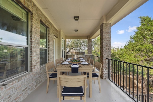 21816 Agarito Ln, Spicewood, TX 78669 - view of patio / terrace with outdoor dining space