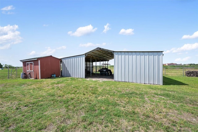 16009 Bobby Rd, Manor, TX 78653 - view of pole building featuring a detached carport