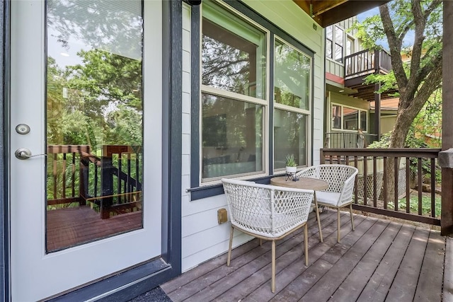 4612 Windy Brook Dr Unit A, Austin, TX 78723 - view of wooden deck