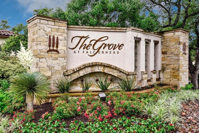 15004 Falconhead Grove Loop, Austin, TX 78738 - view of community sign