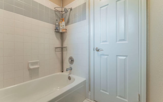 full bathroom with shower / bath combination