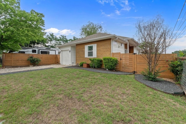 4801 Louis Ave Unit 1, Austin, TX 78721 - view of front of house with driveway and a gate