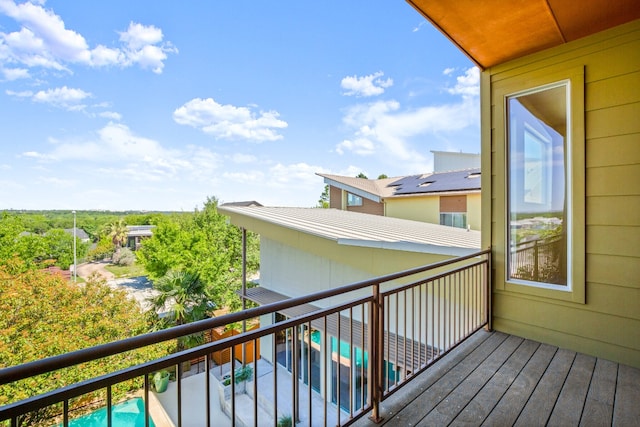 5309 Sendero Hills Pkwy, Austin, TX 78724 - balcony with view of pool area