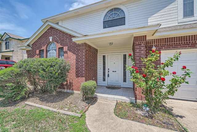 4712 Ramies Run, Austin, TX 78749 - entrance to property with brick siding and a garage