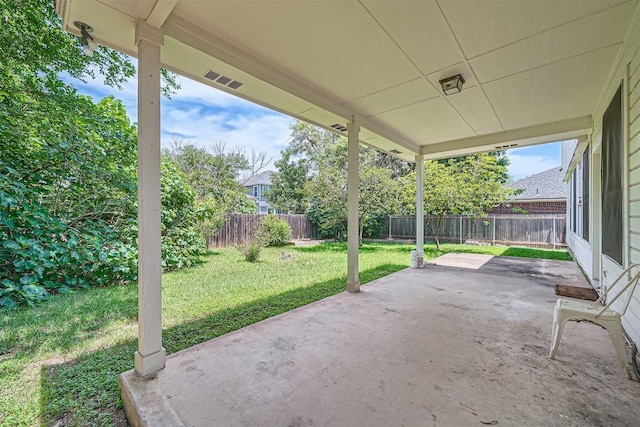 4712 Ramies Run, Austin, TX 78749 - fenced backyard featuring a patio