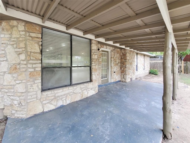 9512 Meadowheath Dr, Austin, TX 78729 - view of patio / terrace featuring fence