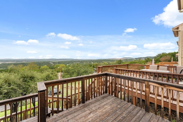 21459 Coyote Trl Unit A2, Lago Vista, TX 78645 - view of wooden terrace