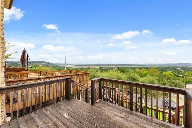 21459 Coyote Trl Unit A2, Lago Vista, TX 78645 - view of wooden deck