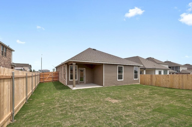 4923 Mozzafiato Ln, Round Rock, TX 78665 - back of property featuring a patio area