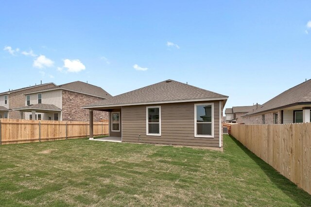 4923 Mozzafiato Ln, Round Rock, TX 78665 - rear view of house featuring a patio