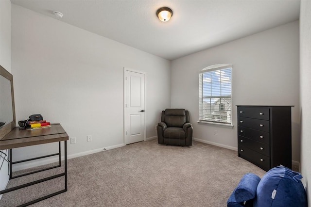 707 Sugar Cane Rd, Buda, TX 78610 - sitting room featuring baseboards and carpet flooring