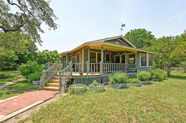 10908 Slaughter Creek Dr, Austin, TX 78748 - view of front of property with a front lawn